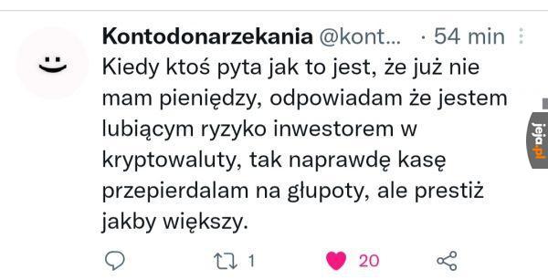 Krypto to mój żywioł