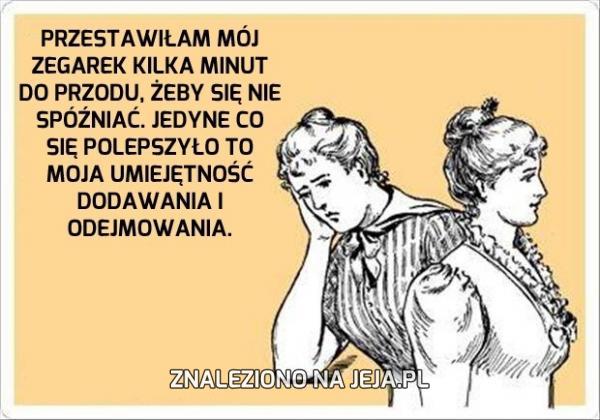 Przynajmniej z matmy mi lepiej idzie