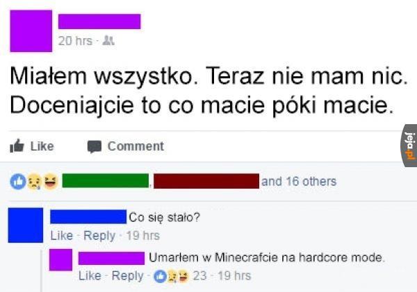 Aż mi się go szkoda zrobiło