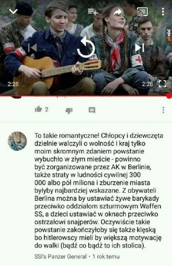 Ten człowiek powinien być generałem!