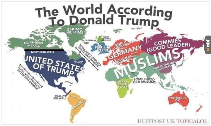 Świat wg Donalda Trumpa