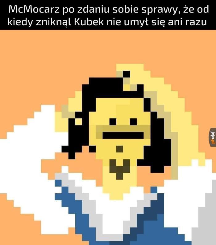 Ładnych parę lat bez prysznica sadge