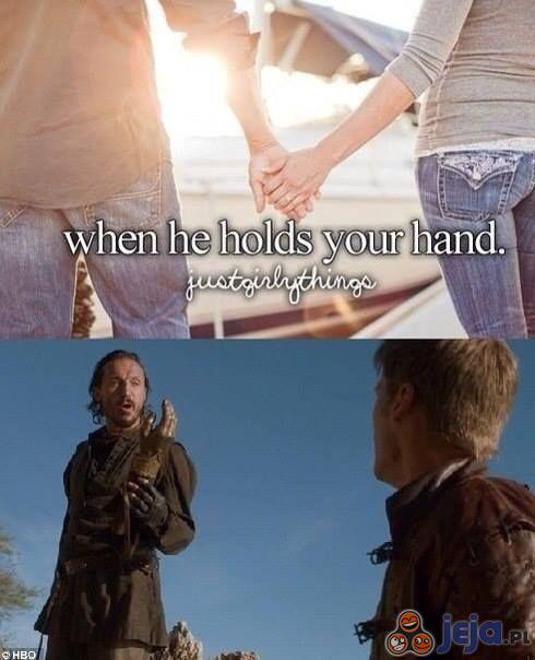Gdy on trzyma Twoją dłoń
