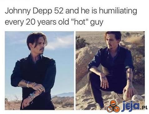 Johnny Depp kontra młode modnisie