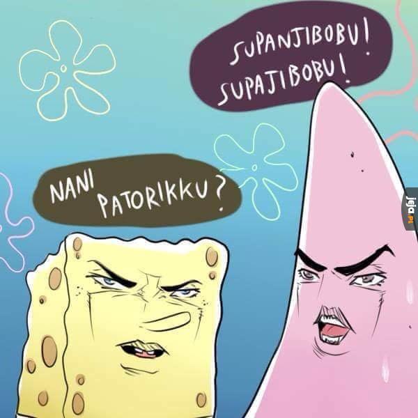 Gdyby Spongeboba zrobili w Japonii