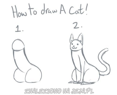 Jak narysować kota