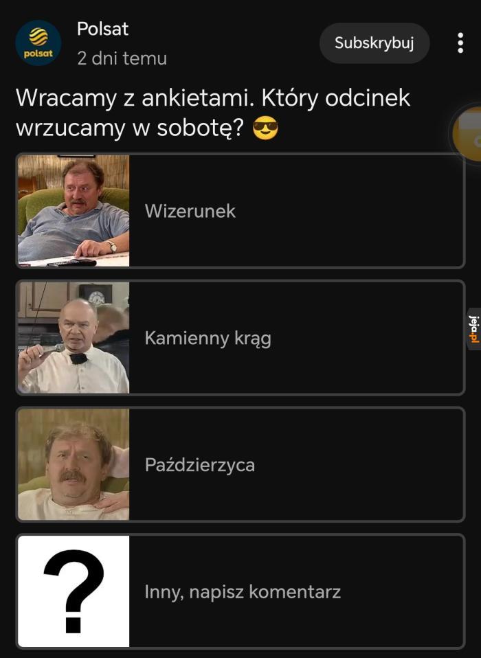 A na YouTube bardzo ważne ankiety".