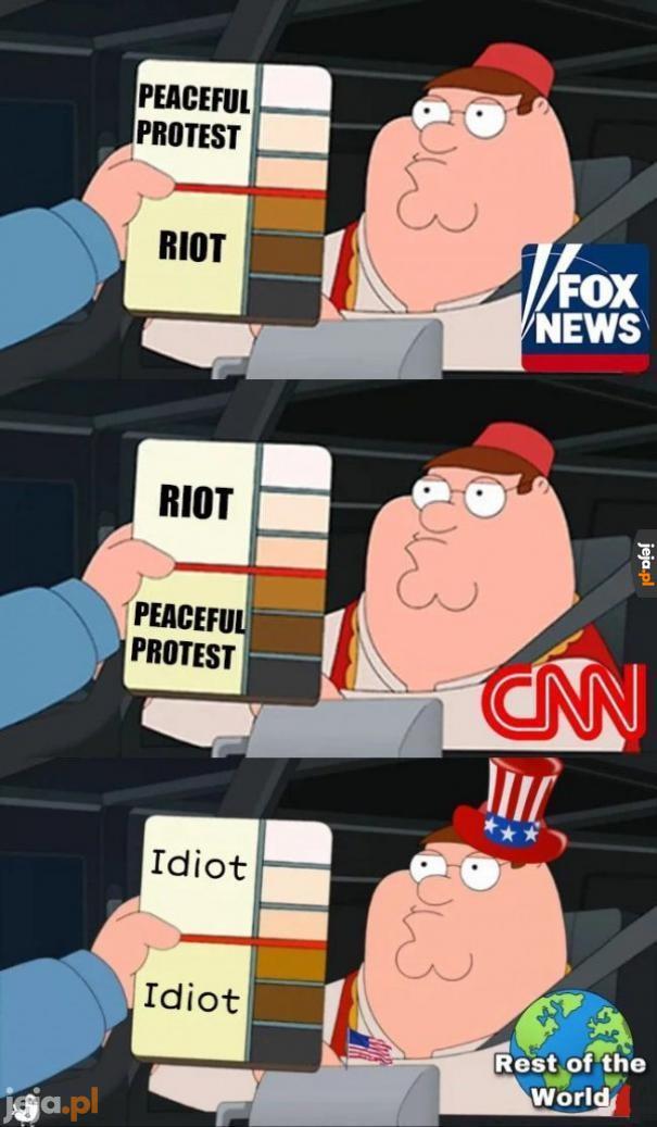 Usa złe, proszę się śmiać