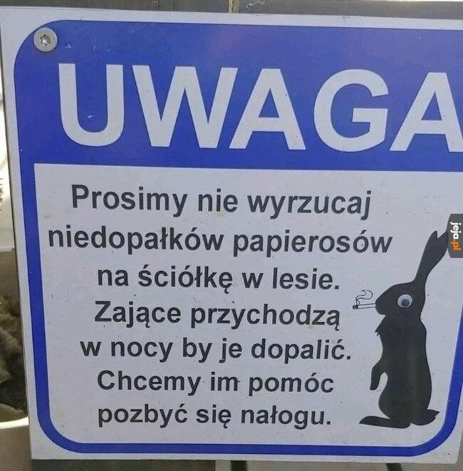 Pomóżmy im zerwać z nałogiem