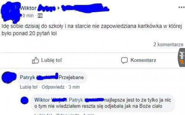 Niezapowiedziana kartkówka