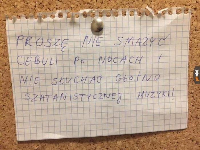 Czyli smażyć czosnek i puszczać bogobojną muzykę można?