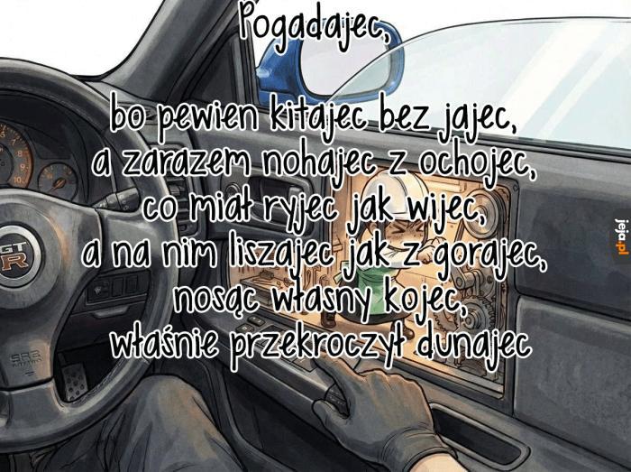 Uprzejmie upraszam o rymowanie komentarzy, wiersze mile widziane