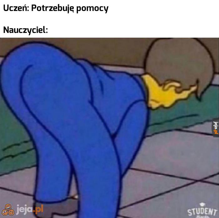 Tylko uczniowie znają ten widok...