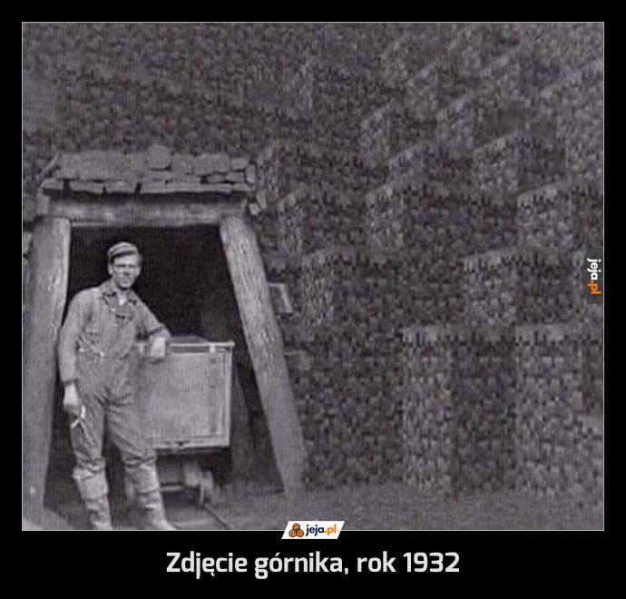 Zdjęcie górnika, rok 1932