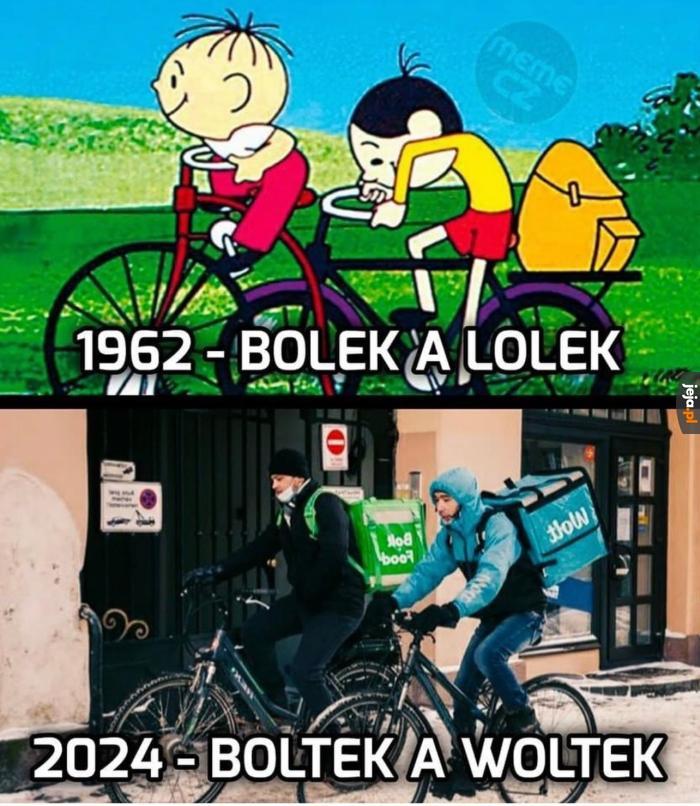 Bolek i Lolek kiedyś i dziś