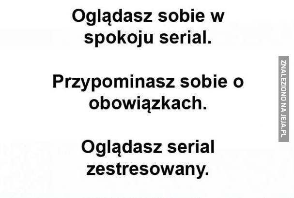 Oglądanie serialu