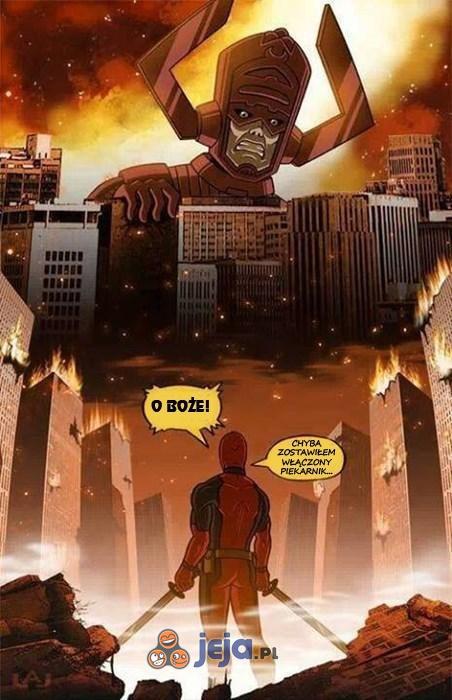 Deadpool w obliczu Galactusa