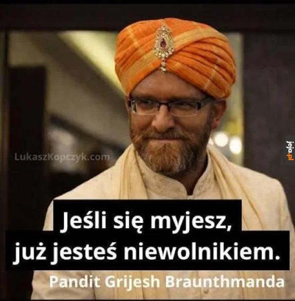 Jestem niewolnikiem systemu wodociągowego