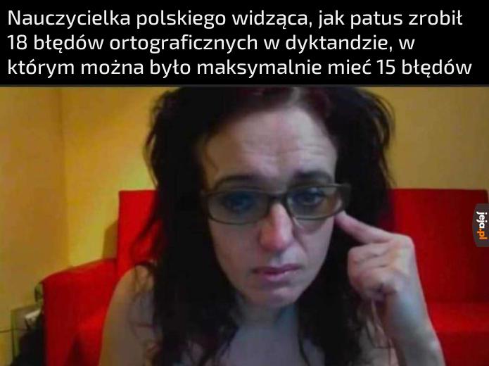 1 błąd w nazwisku, 2 w imieniu, 3 w nazwie klasy