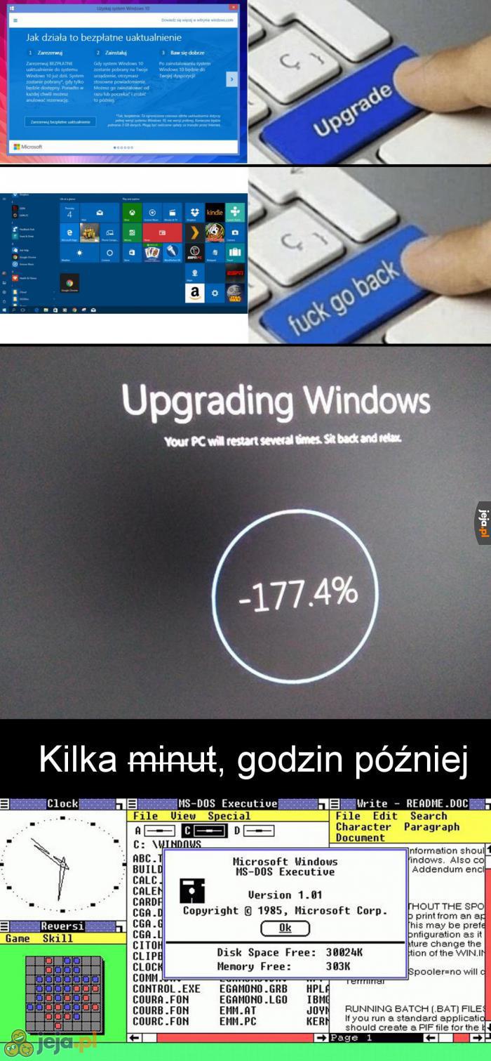 Nigdy nie lubiłem Windows 10