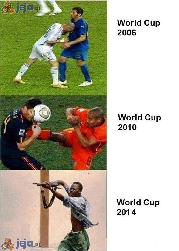 Mistrzostwa świata stają się coraz bardziej brutalne
