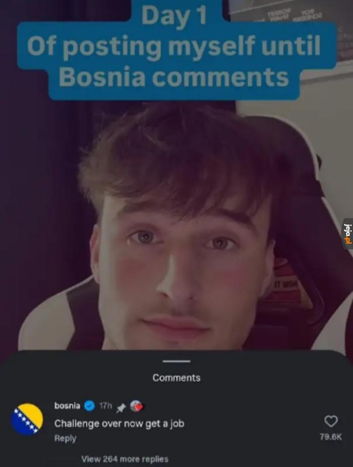 Bośnia to drugi najlepszy po Polsce kraj na świecie
