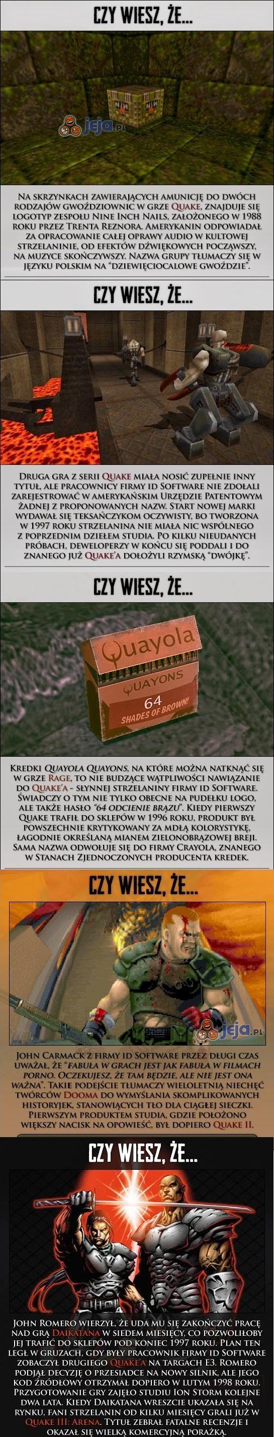 Ciekawostki o Quake