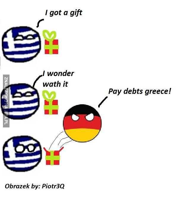 Prezent dla Grecji