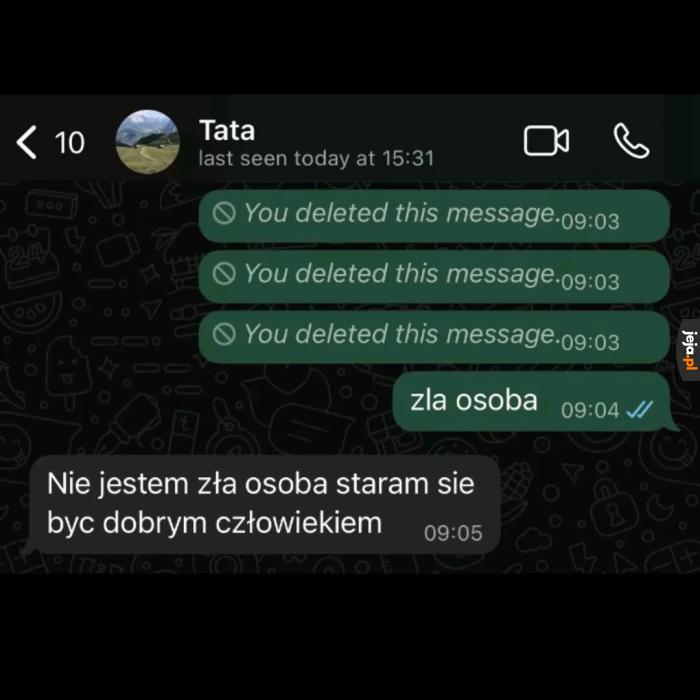 Co taka surowa ocena synek