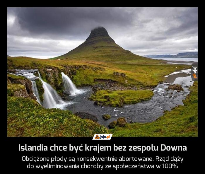 Islandia chce być krajem bez zespołu Downa