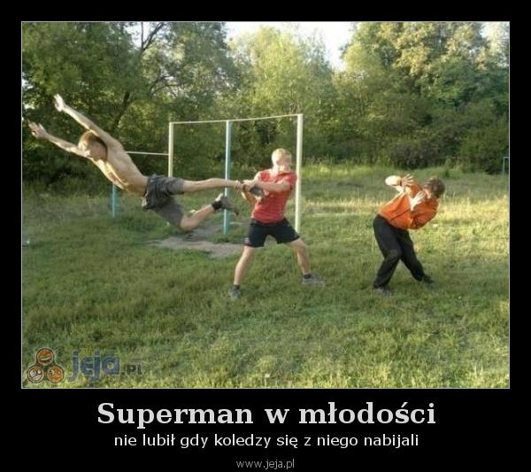 Superman w młodości