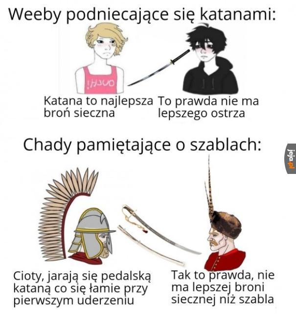 Katana była bronią symboliczną