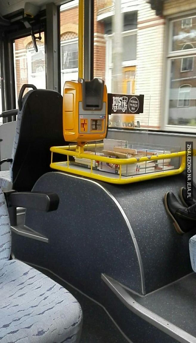 W holenderskich autobusach można poczytać