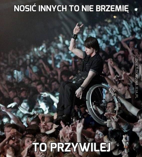 Nosić innych to nie brzemię
