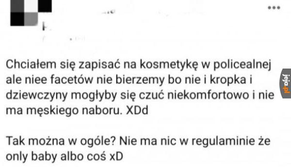 Trochę jakby odmówić dziewczynie informatyki, bo będzie sttresować nerdów