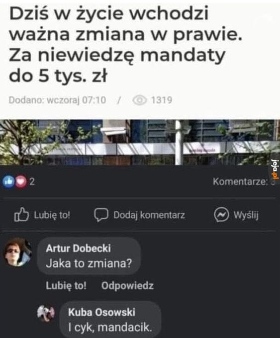 Masz za swoje