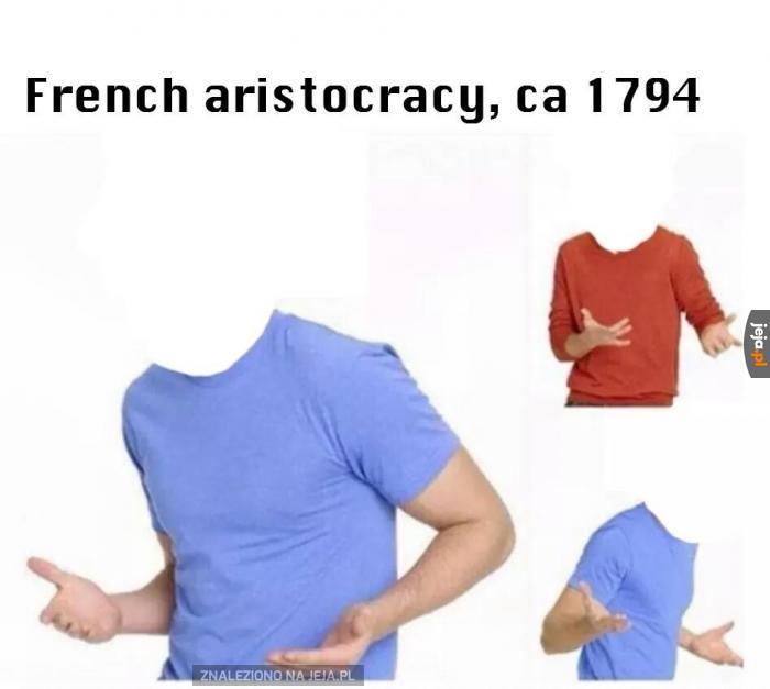 Francuska arystokracja w 1794