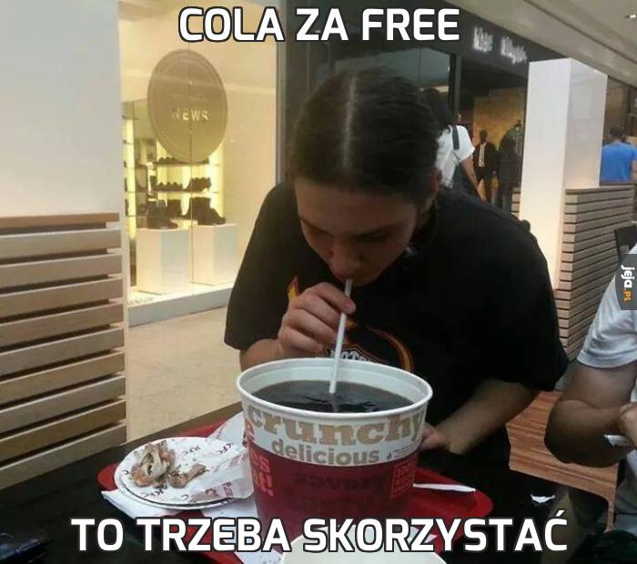Cola za free