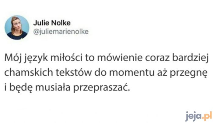Uwielbiam swobodę w ofensywnym humorze