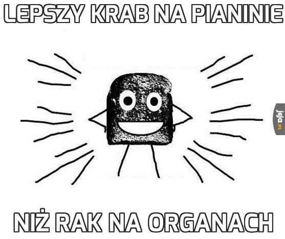 Lepszy krab na pianinie