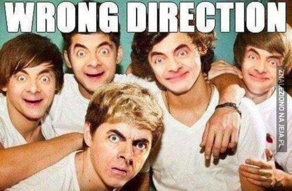Wrong direction