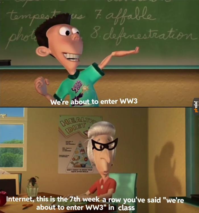 To kiedy ta wojna światowa?