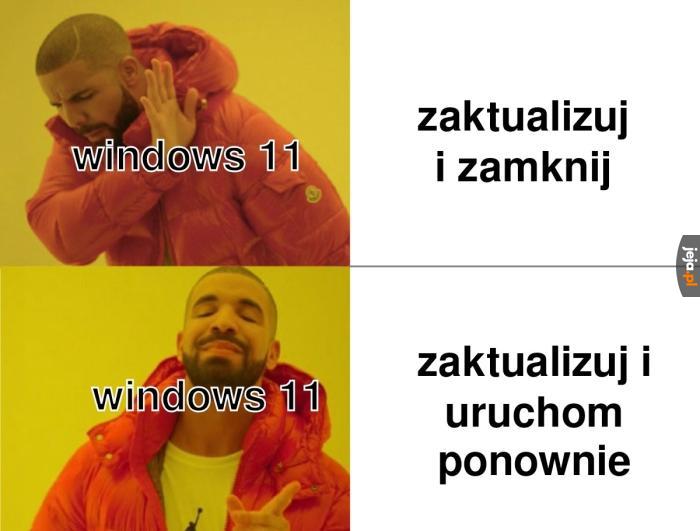 Zdaje sobie sprawę o tym za późno