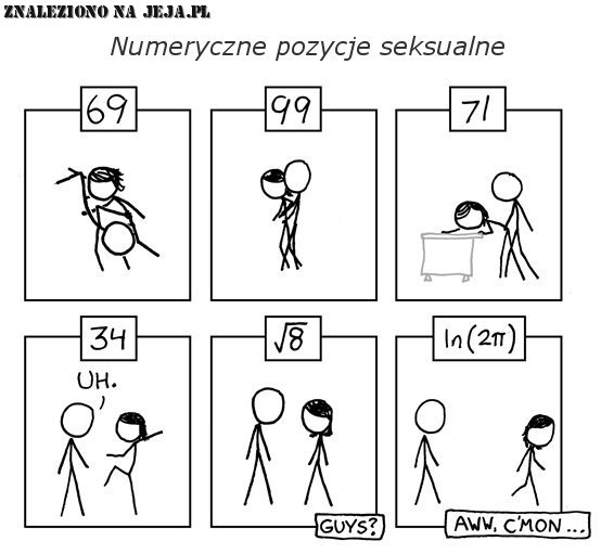 Numeryczne pozycje seksualne