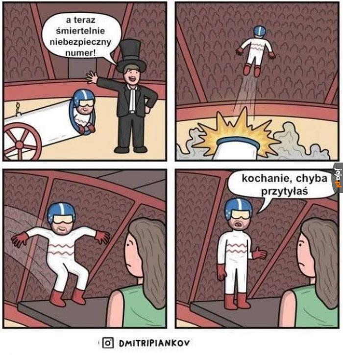On oszalał!