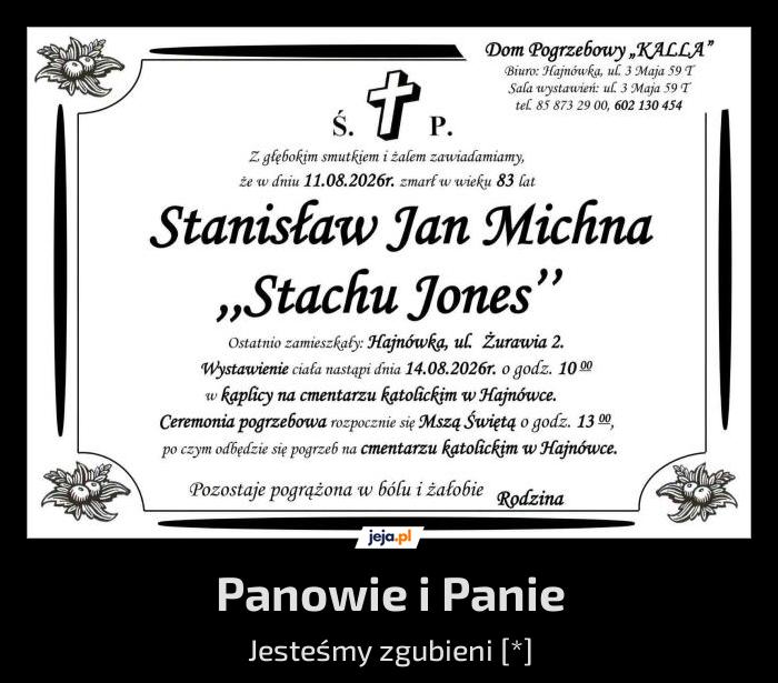 Panowie i Panie