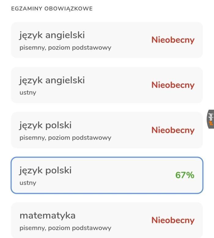 Jak tam matura?