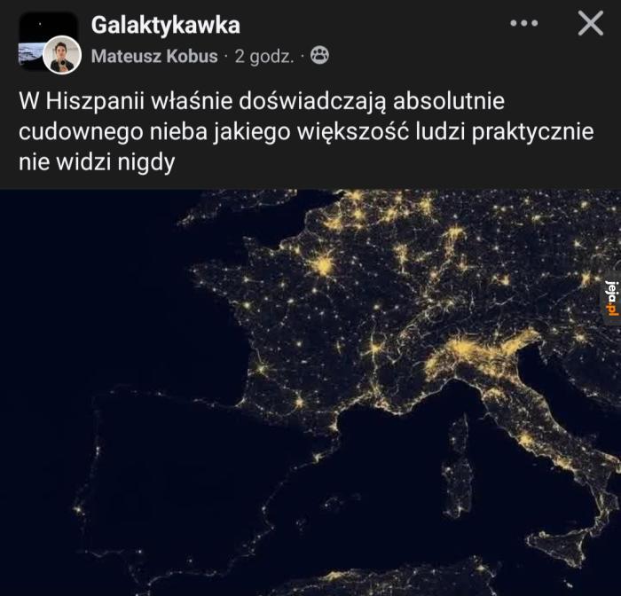 Kryzys ceną gwiaździstego nieba