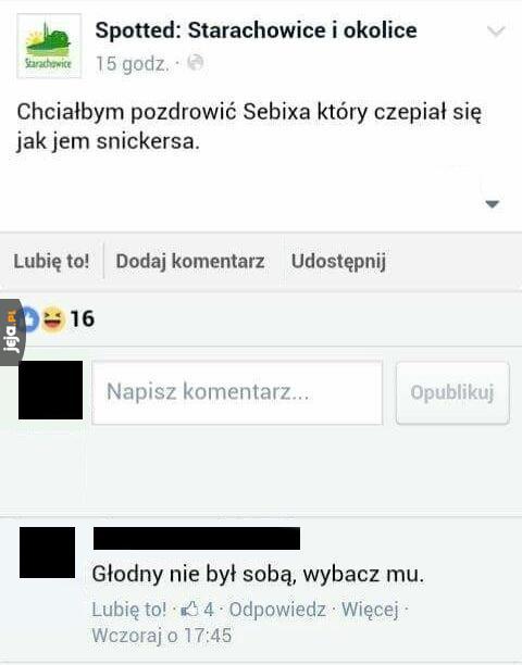 Głodny nie jesteś sobą