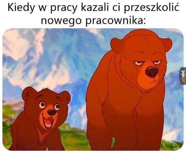 Jest taki entuzjastyczny... ugh...